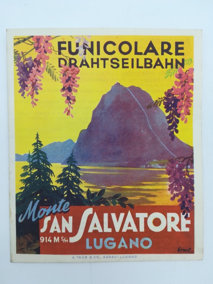 Funicolare Drahtseilbahn San Salvatore Lugano [brochure turistica]